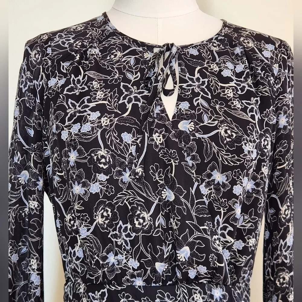 || PARKER || navy floral dress